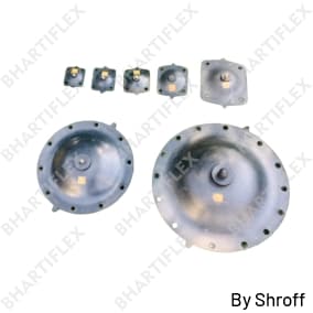 Rubber Diaphragms for Weir Type Valves